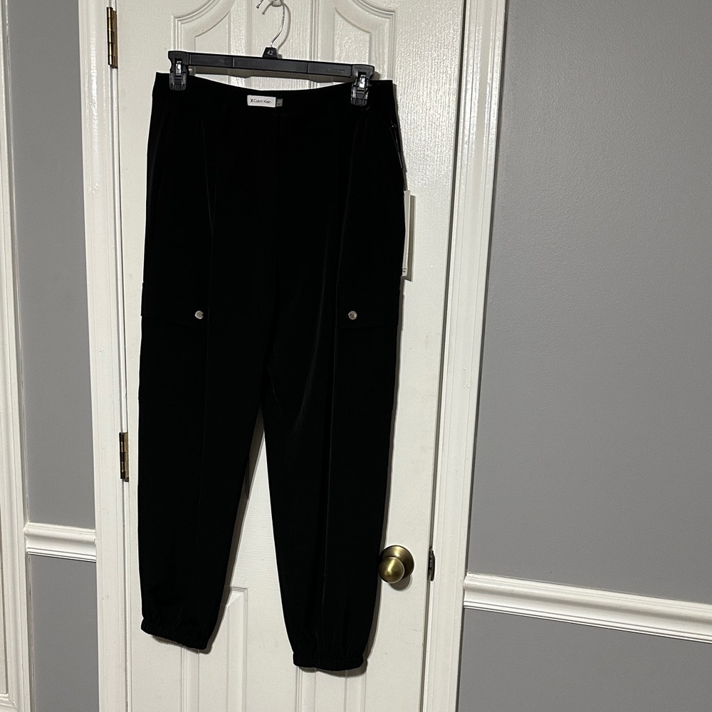 Calvin Klein Black Jogger dress pants